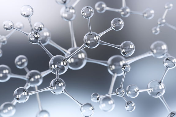 Abstract atom or molecule structure for Science or medical 