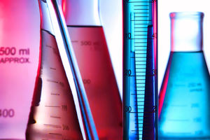 Scientific laboratory graduated cylinder
