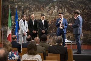 Federico e studenti Volta (1)